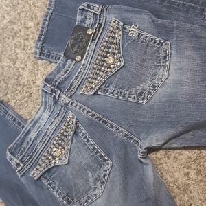 MissMe Bootcut Size 31 Jeans